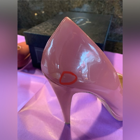 PRADA Calzature Donna Round Toe Heels ~ EU Size 40/US 9.5 ~ color Nero/Blush - Picture 9 of 12